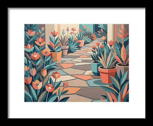 Colorful Stone Pathway