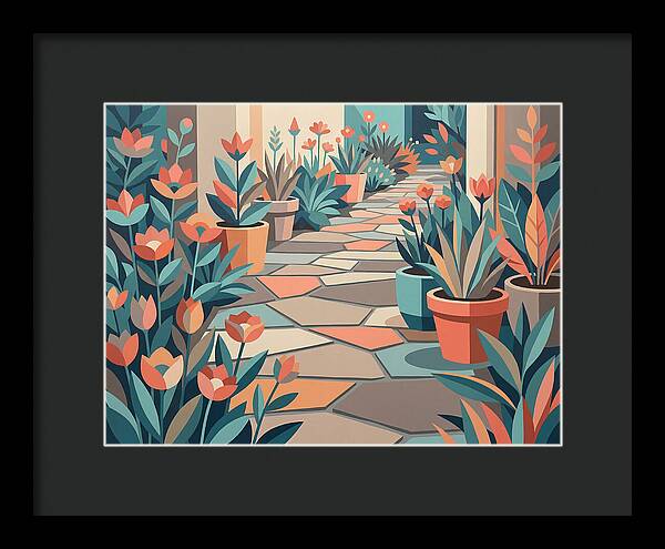 Colorful Stone Pathway