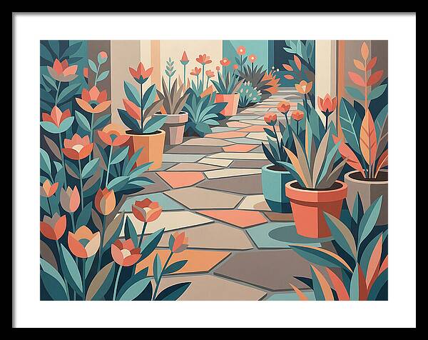 Colorful Stone Pathway