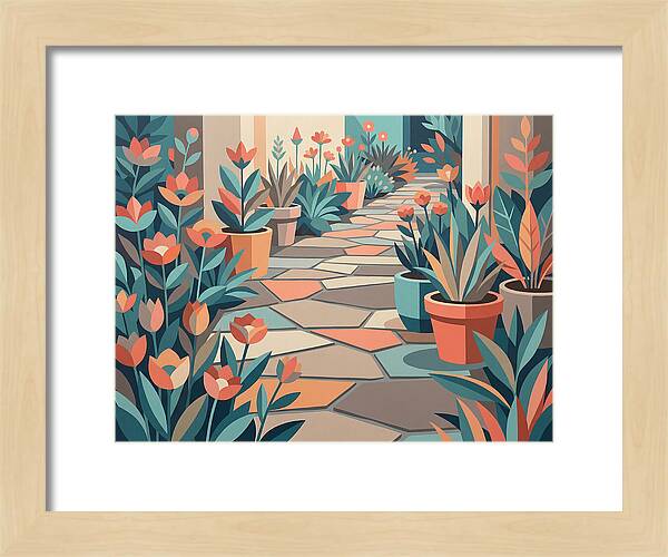 Colorful Stone Pathway