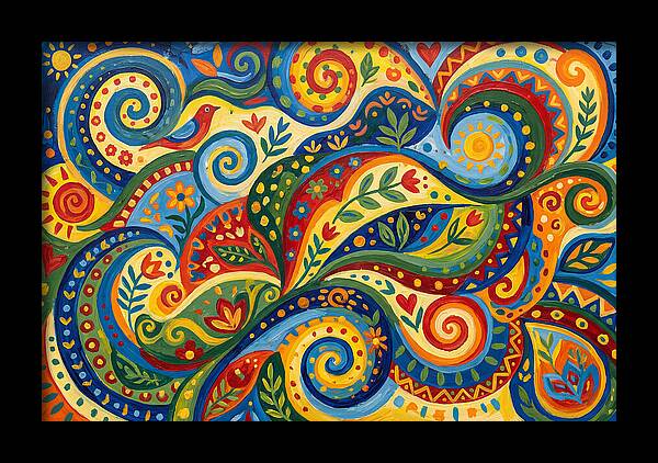 Colorful Swirls Of Nature