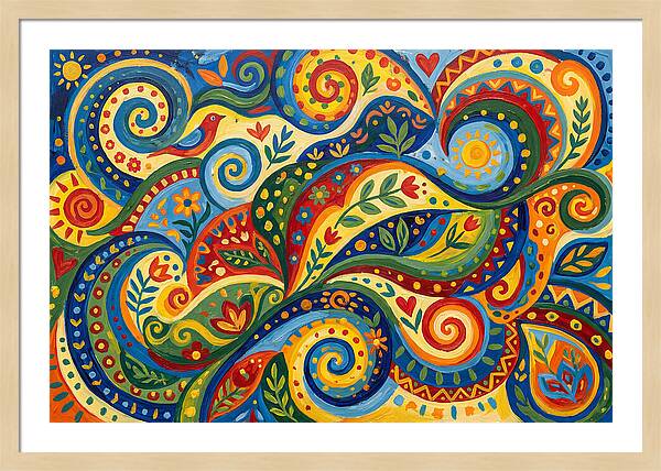 Colorful Swirls Of Nature