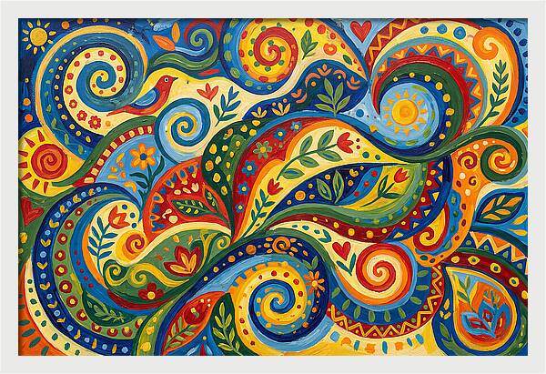 Colorful Swirls Of Nature