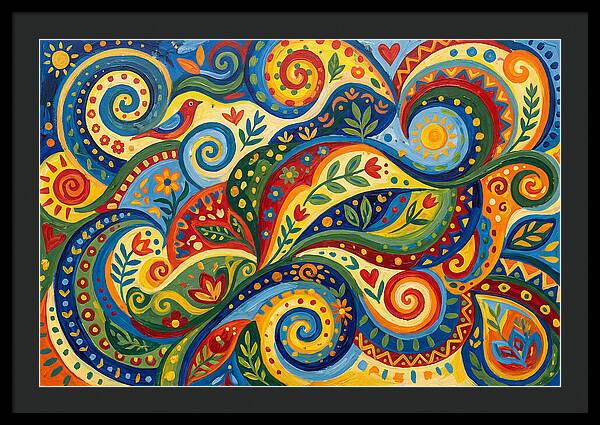 Colorful Swirls Of Nature