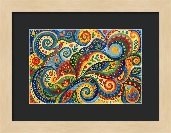 Colorful Swirls Of Nature