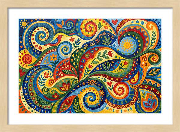 Colorful Swirls Of Nature