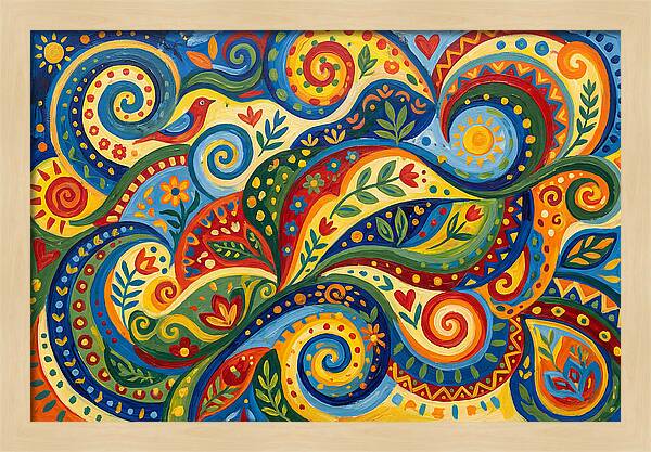 Colorful Swirls Of Nature