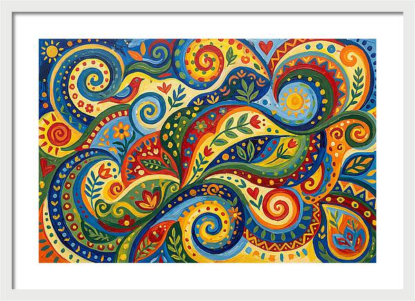 Colorful Swirls Of Nature