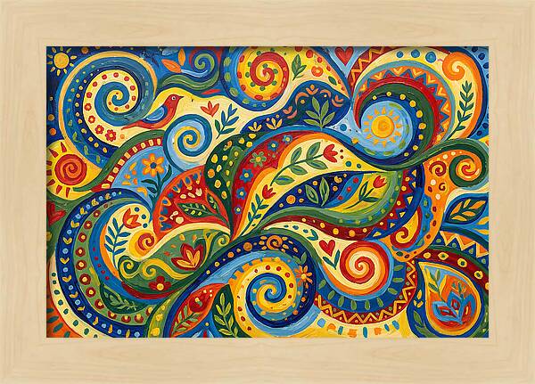 Colorful Swirls Of Nature