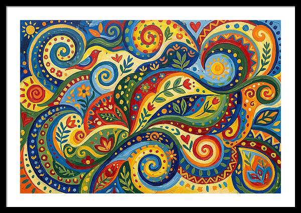Colorful Swirls Of Nature