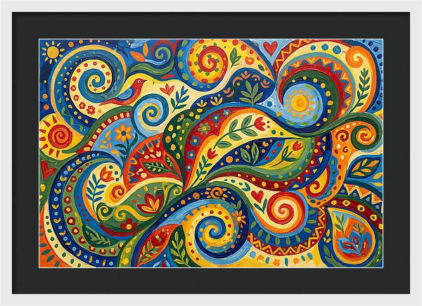 Colorful Swirls Of Nature