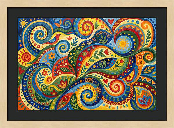 Colorful Swirls Of Nature