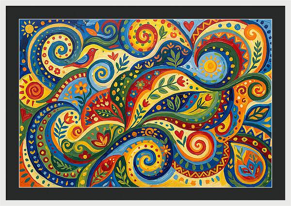 Colorful Swirls Of Nature