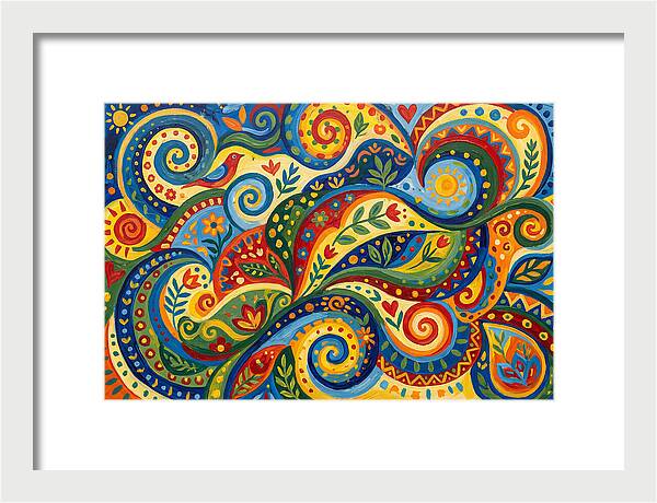 Colorful Swirls Of Nature