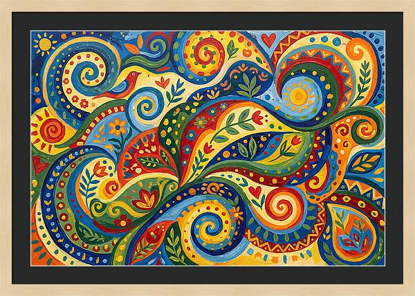 Colorful Swirls Of Nature