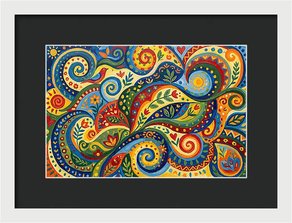 Colorful Swirls Of Nature