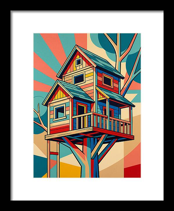 Colorful Treehouse Delight