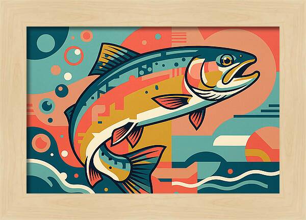Colorful Trout Display