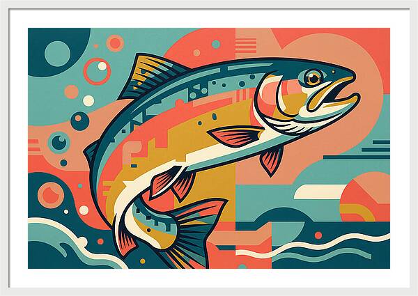 Colorful Trout Display