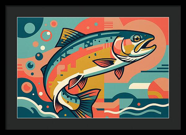 Colorful Trout Display