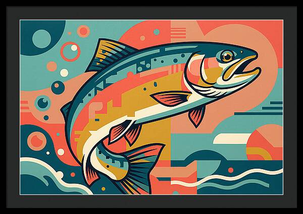 Colorful Trout Display