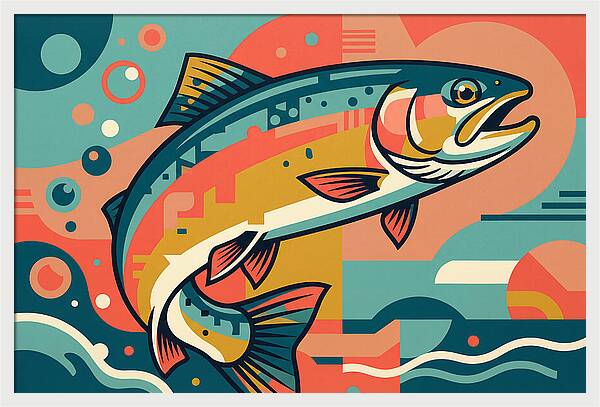 Colorful Trout Display
