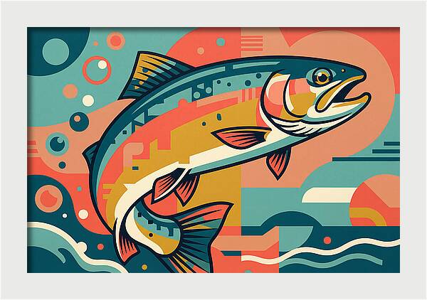 Colorful Trout Display