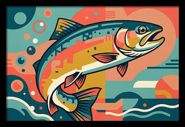 Colorful Trout Display