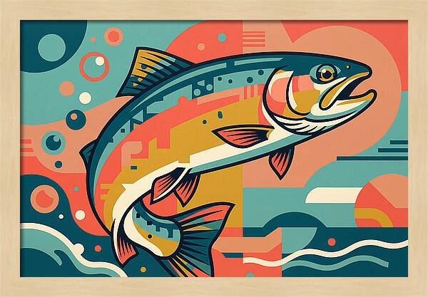 Colorful Trout Display