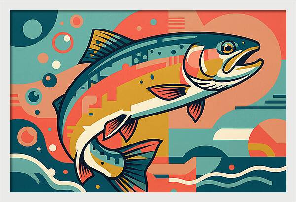 Colorful Trout Display