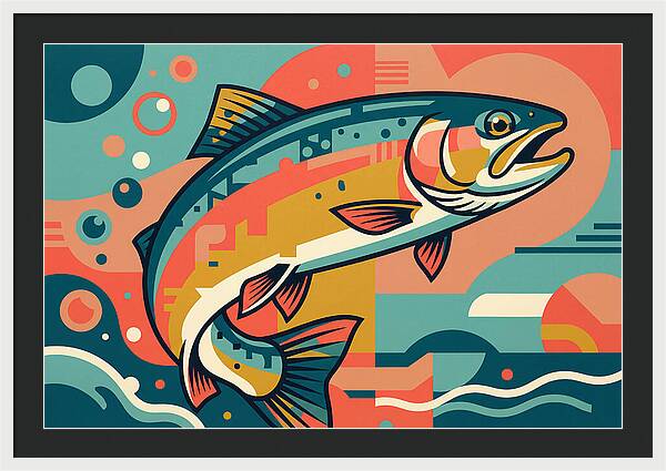 Colorful Trout Display