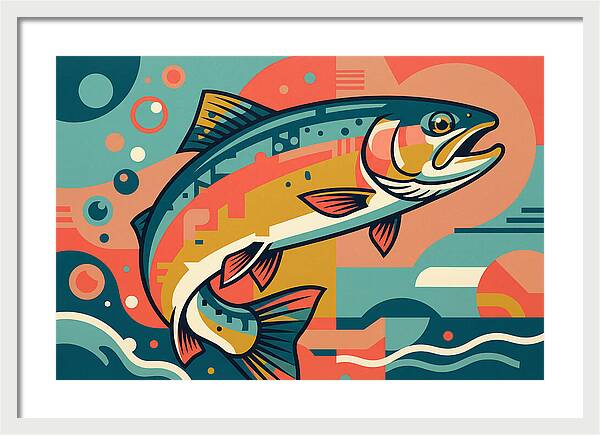Colorful Trout Display