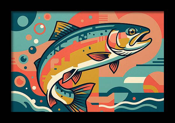 Colorful Trout Display