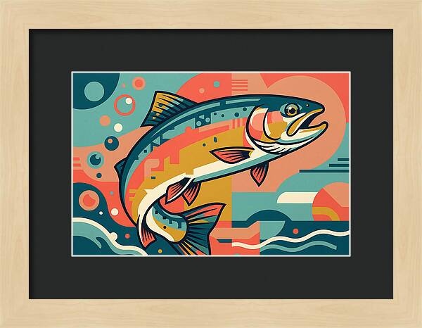 Colorful Trout Display