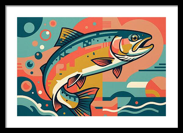 Colorful Trout Display