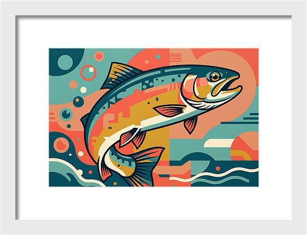 Colorful Trout Display