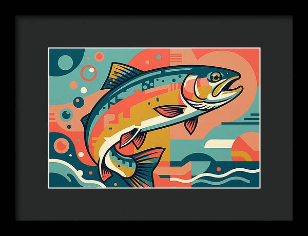 Colorful Trout Display