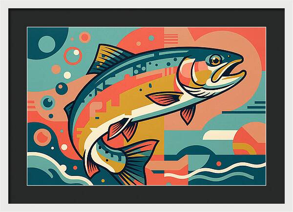 Colorful Trout Display