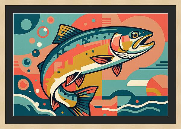 Colorful Trout Display