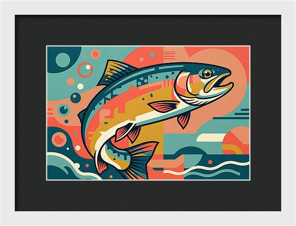 Colorful Trout Display