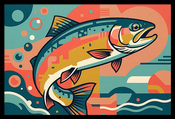 Colorful Trout Display