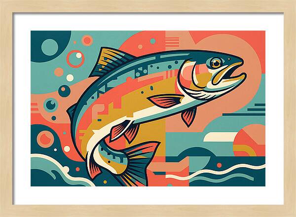 Colorful Trout Display