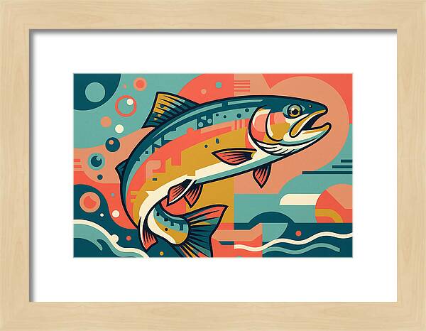 Colorful Trout Display