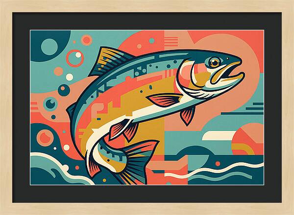 Colorful Trout Display