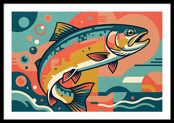 Colorful Trout Display