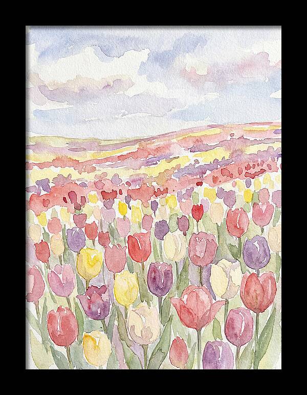 Colorful Tulip Landscape