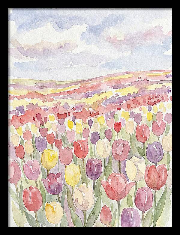 Colorful Tulip Landscape