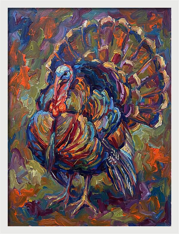 Colorful Turkey In Expressionist Style