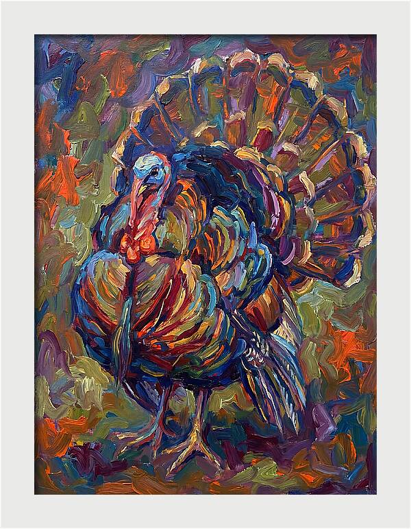 Colorful Turkey In Expressionist Style