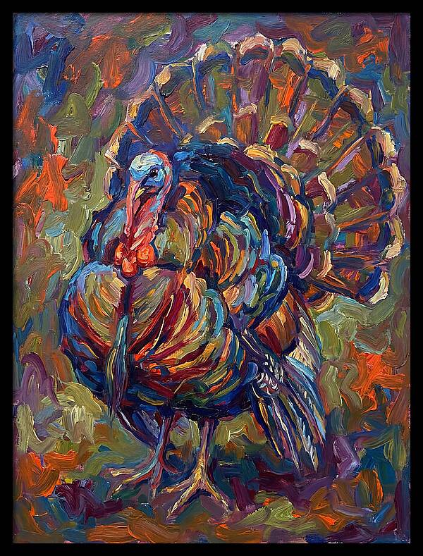 Colorful Turkey In Expressionist Style